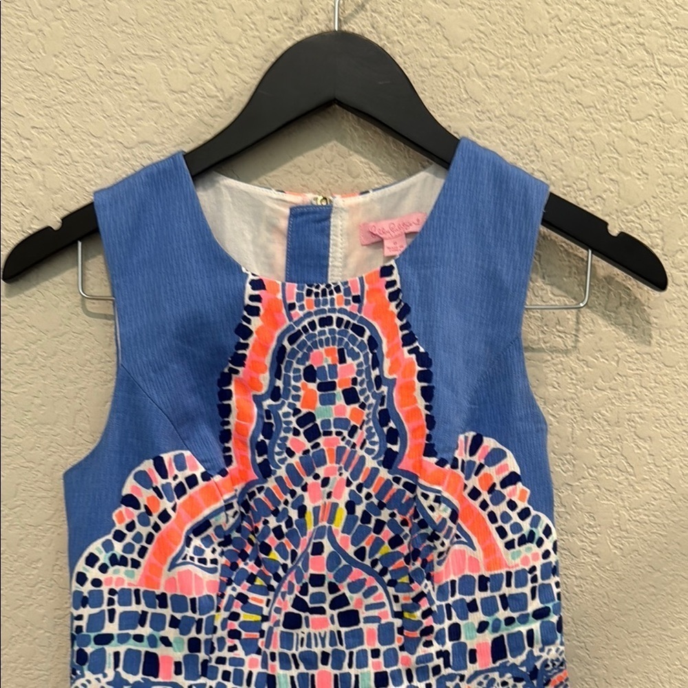 Lilly pulitzer Colorful Mini Dress  size 0 - Picture 3 of 13